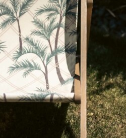 Zoom motif palmier